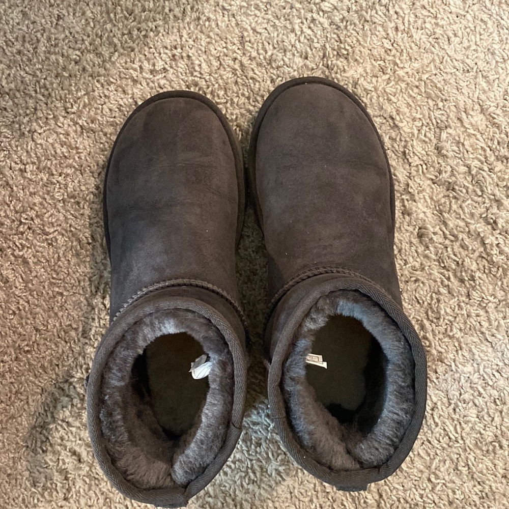 Ugg Mini Charcoal grey water resistant